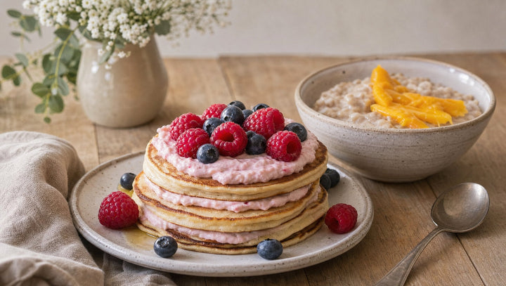 Porridge- und Smoothie-Toppings mit Fruchtpulver