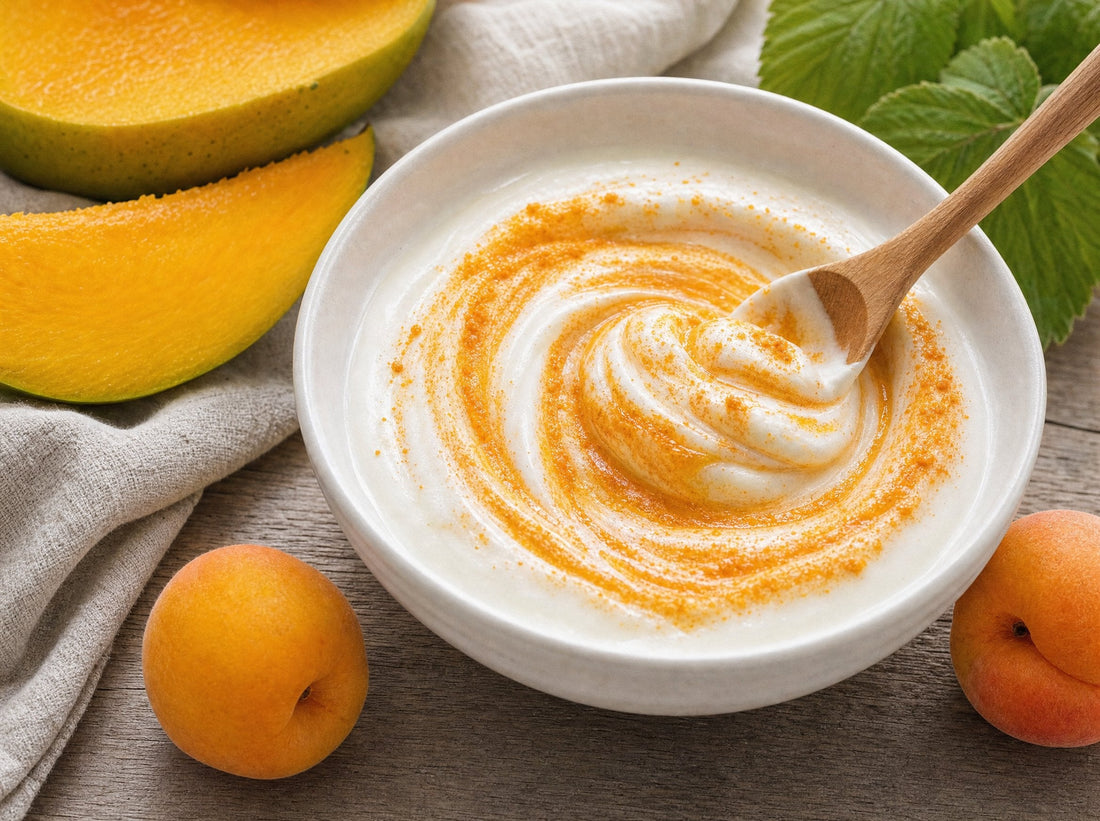 Bunte Smoothie Bowl mit Fruchtpulver
