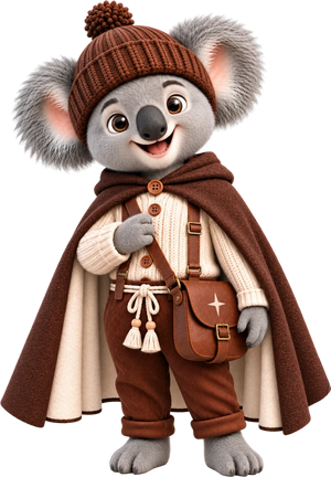 Kometto, die Figur von Kakao Komet