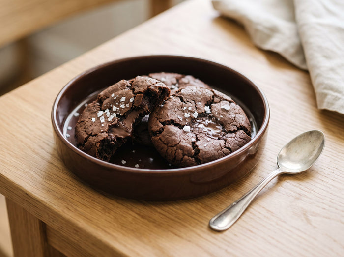 Kometen-Cookies mit brauner Butter und Salzflocken