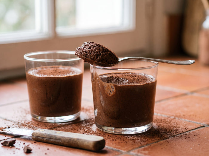 Sternen-Mousse im Glas, ohne rohes Ei